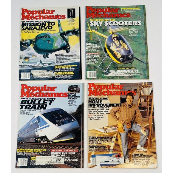 1993 COMPLETE Year - 12 Issues POPULAR MECHANICS Magazine Bullet Train Sarajevo - Picture 3 of 8